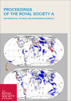 Results from Geodynamics Group on cover of Proc. Royal Soc. A